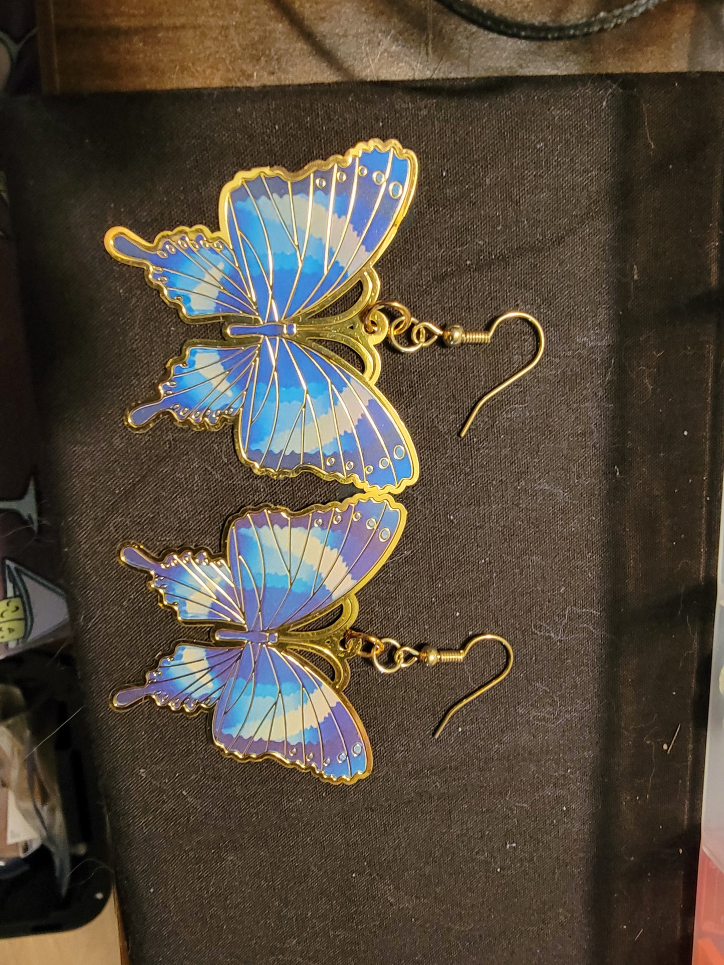 Blue Butterflies Earrings