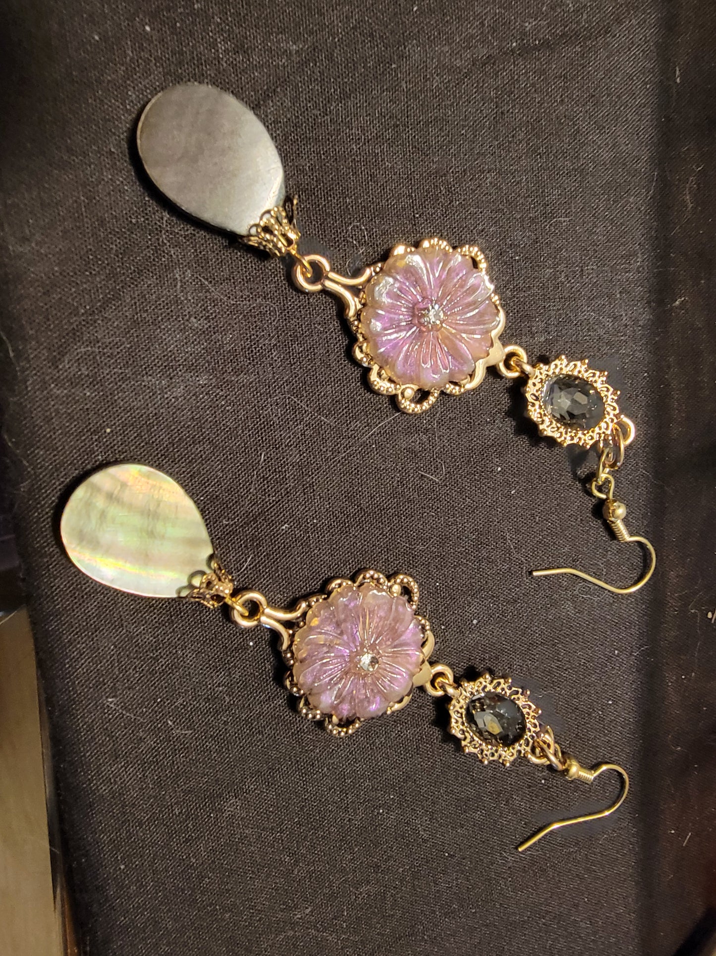 Gem & Flower Earrings