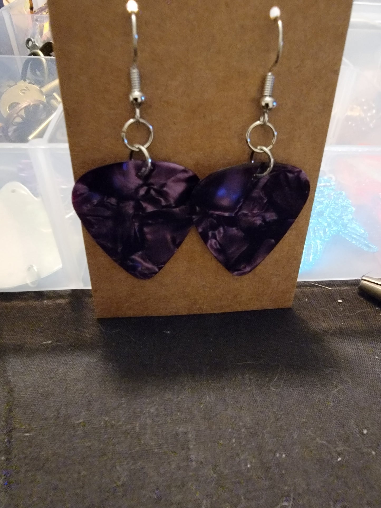 Guitar Pick Earrings