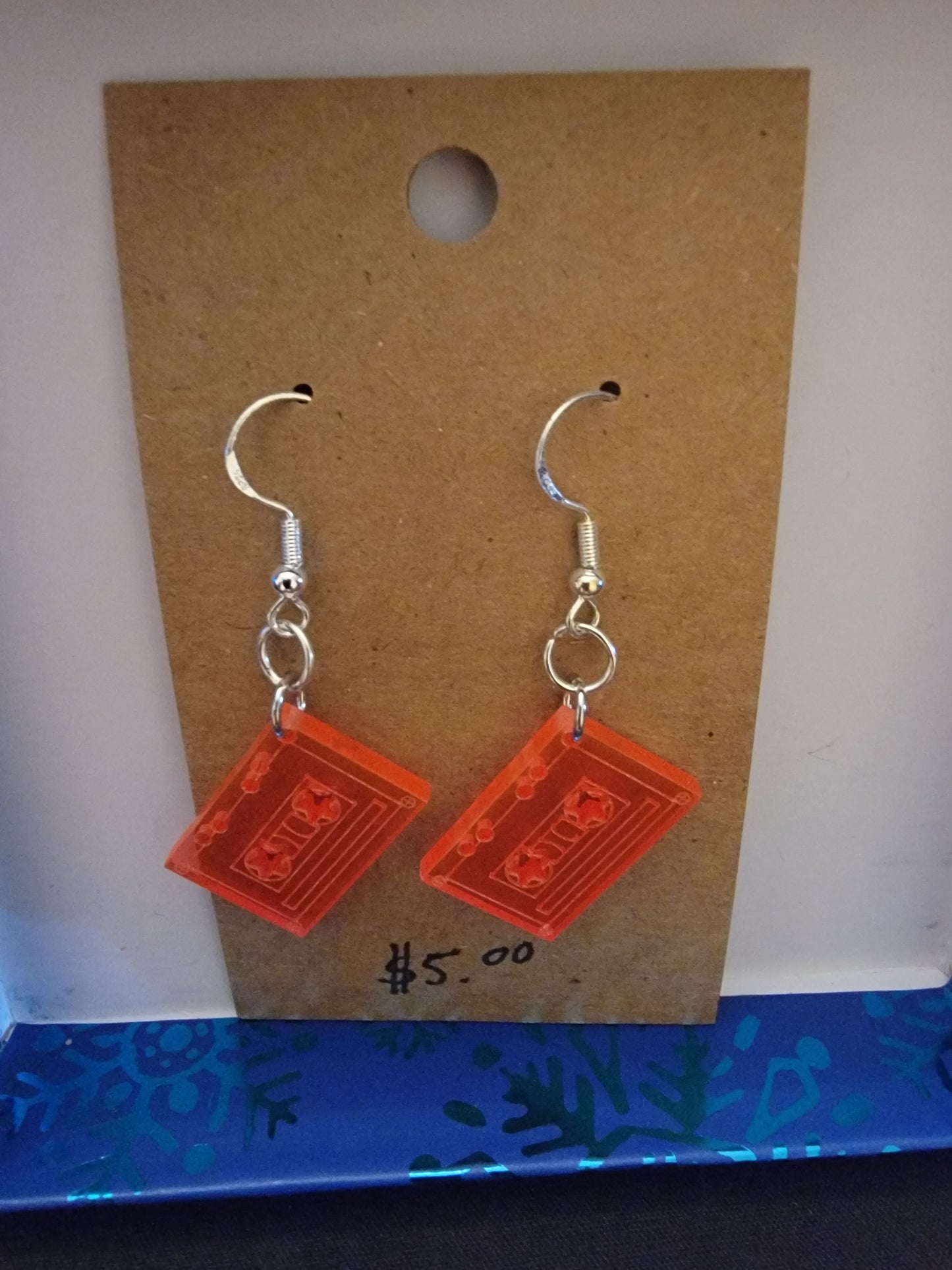 Retro Cassette Earrings