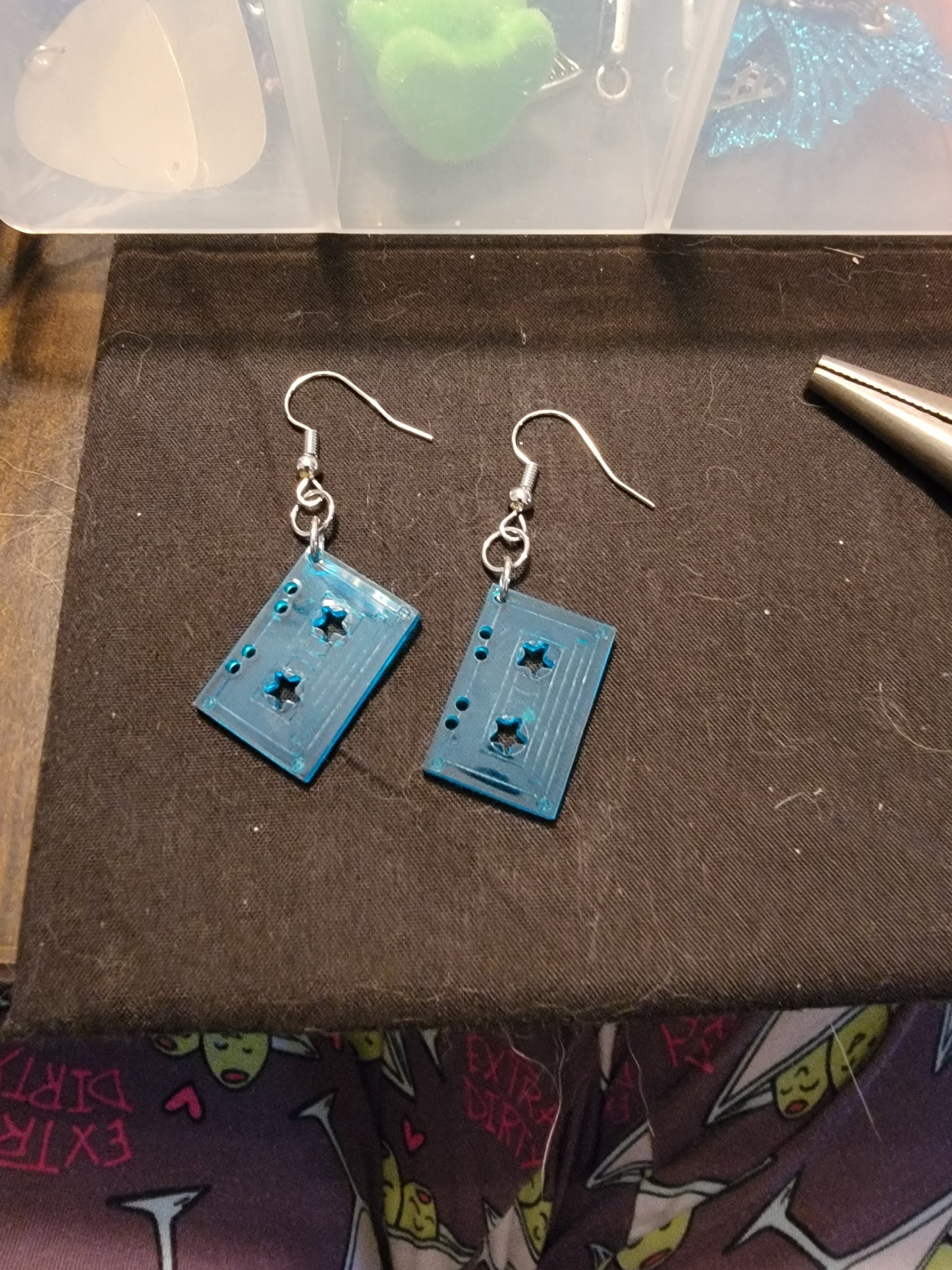 Retro Cassette Earrings
