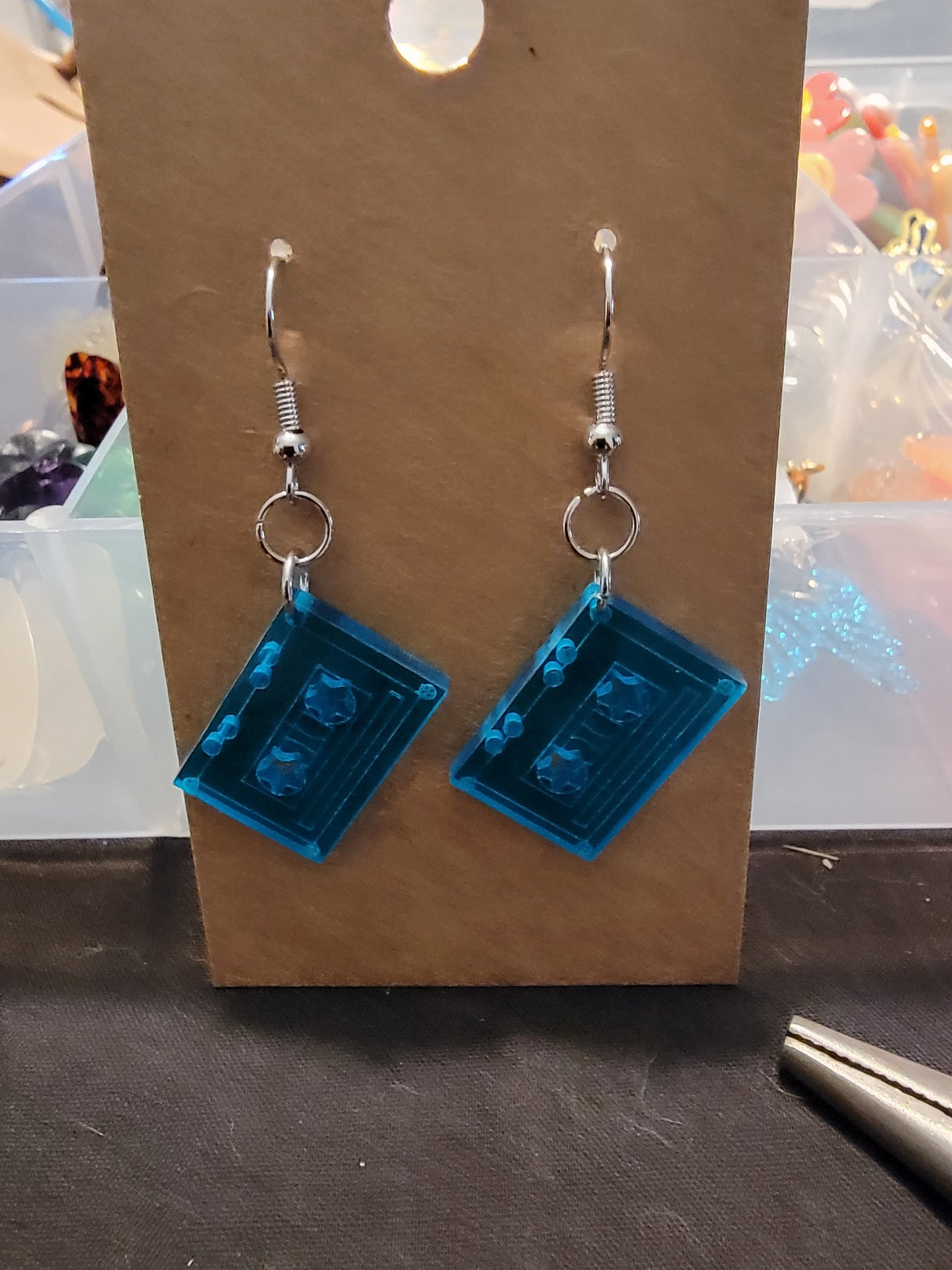 Retro Cassette Earrings