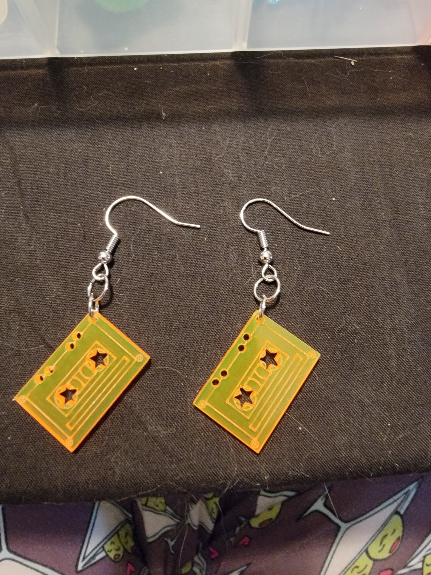 Retro Cassette Earrings