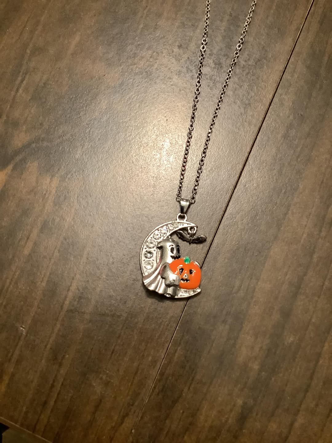 Halloween Moon Necklace