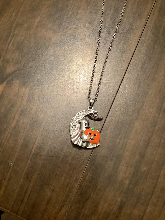 Halloween Moon Necklace