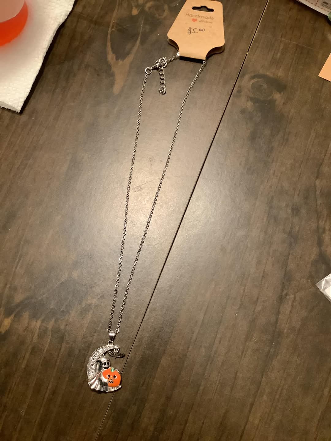 Halloween Moon Necklace