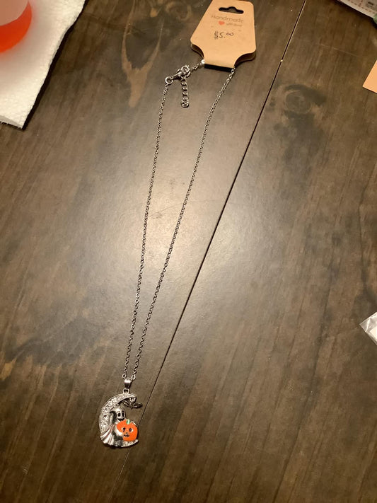 Halloween Moon Necklace