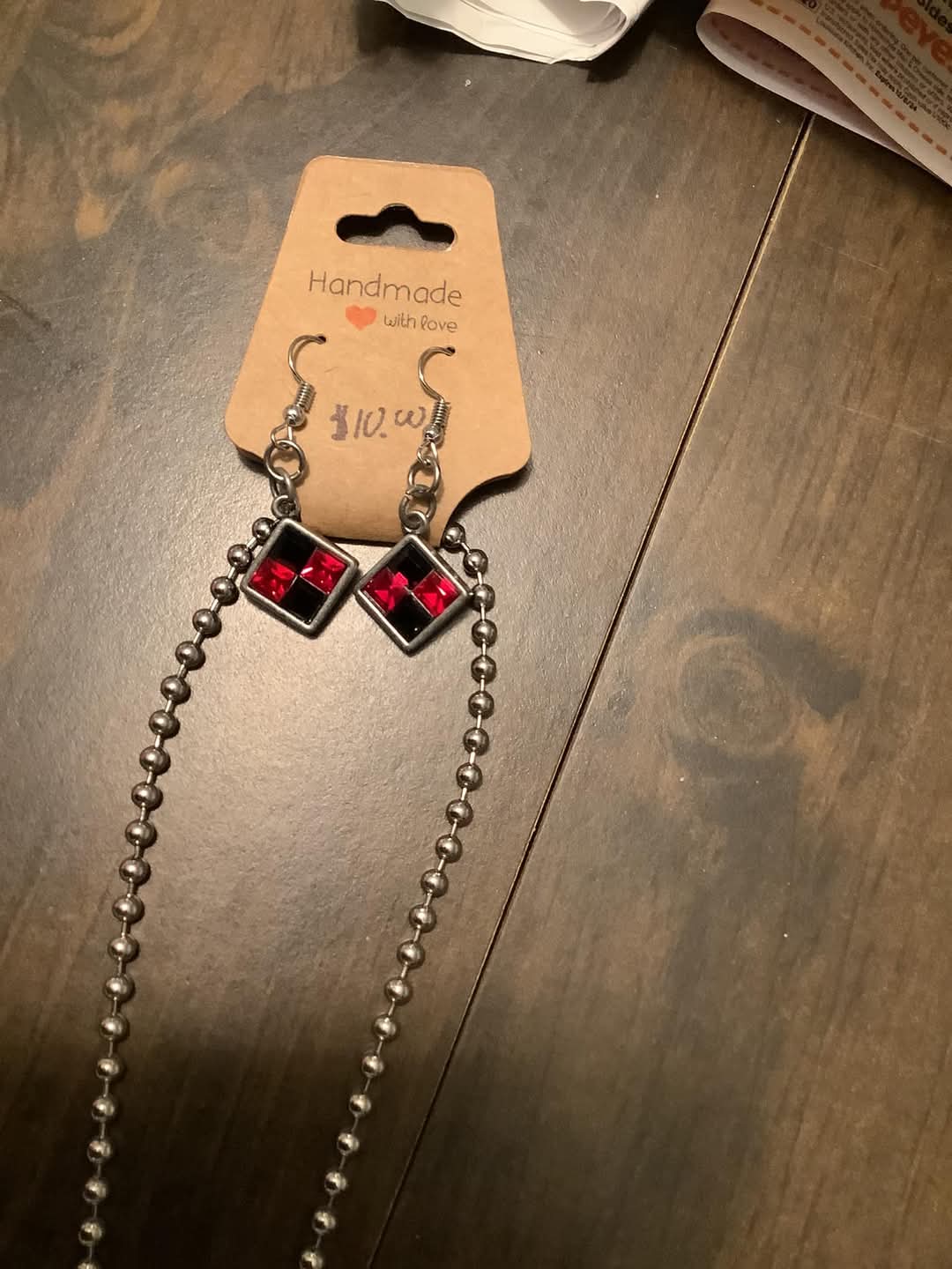 Team Harley Necklace/Earrings Set
