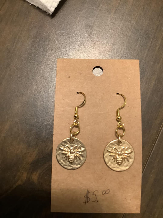Bees of Gold Earrings